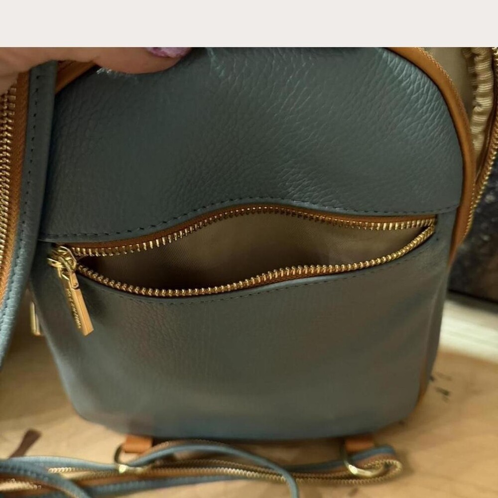Authentic Valentina Italian Leather Convertible E 0 Ab - Picture 6 of 8